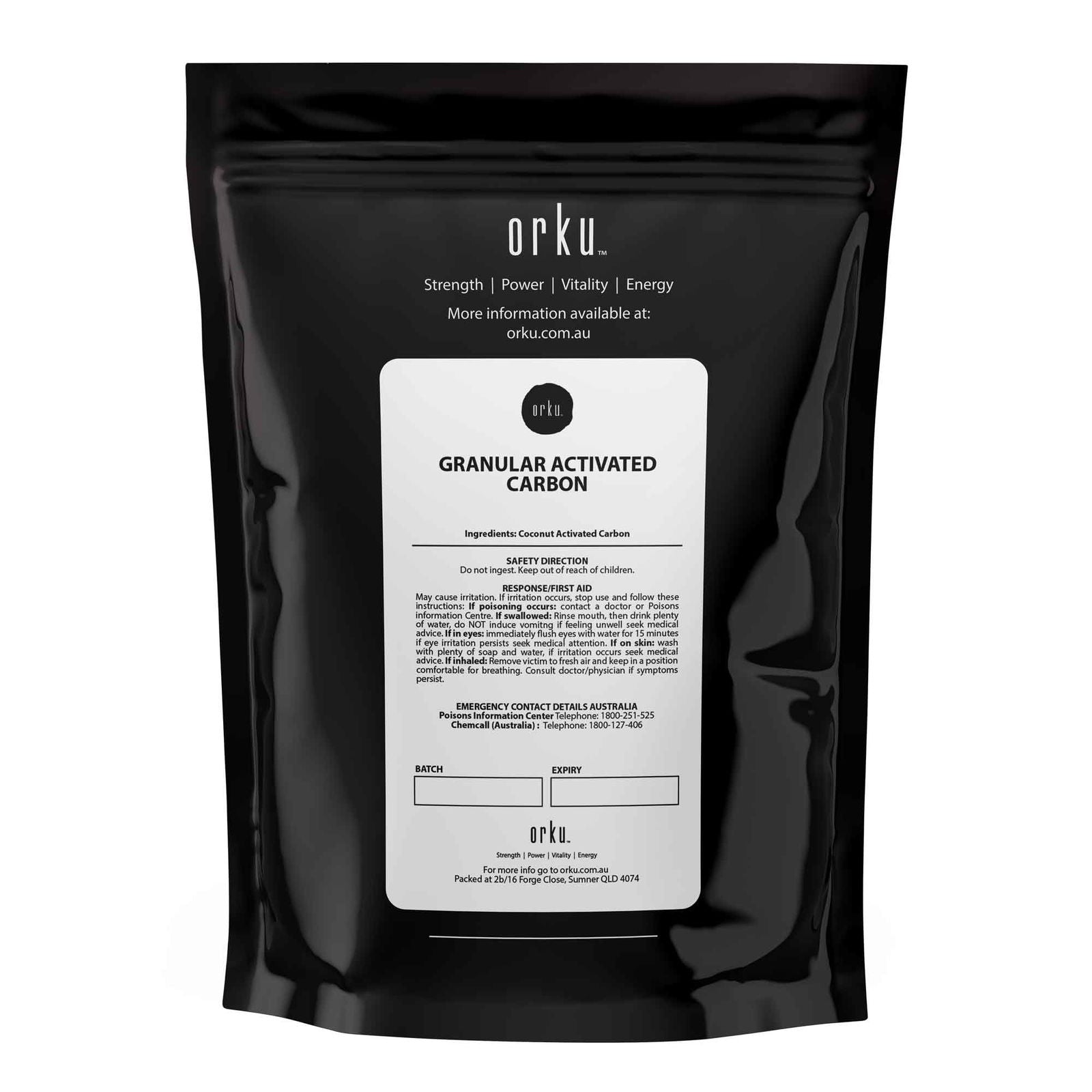 100g Granular Activated Carbon GAC Coconut Shell Charcoal - Water Air Filtration - Next Deals AU
