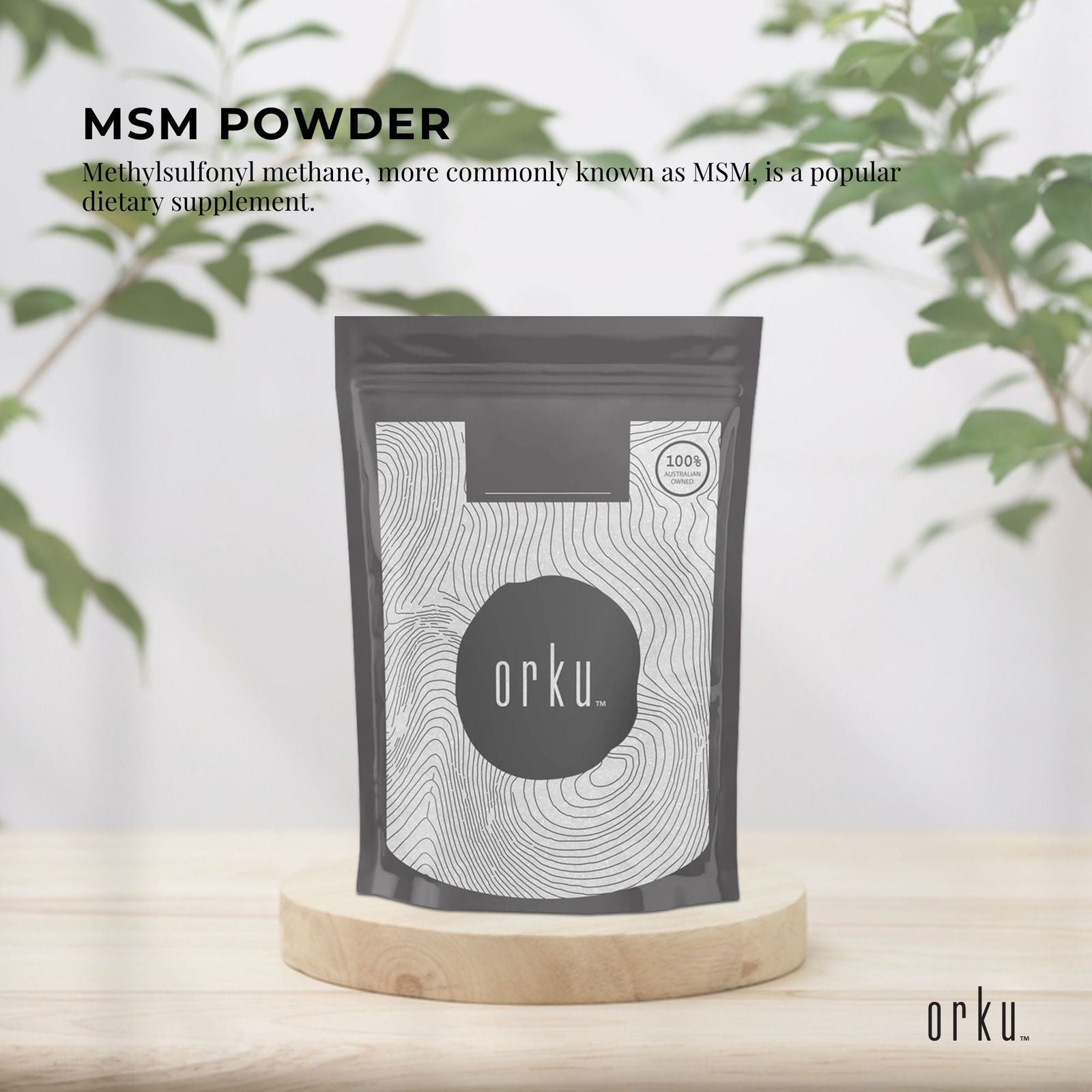 100g MSM Powder or Crystals - 99% Pure Methylsulfonylmethane Dimethyl Sulfone - Next Deals AU