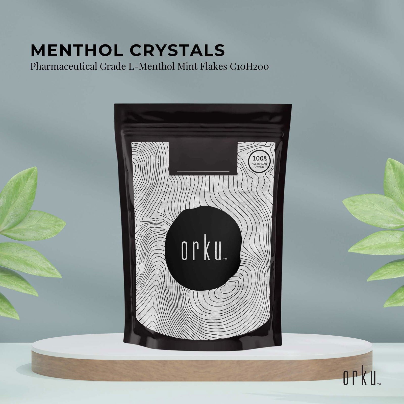 100g Menthol Crystals - Pharmaceutical Grade L-Menthol Mint Flakes C10H200 - Next Deals AU