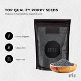 100g Poppy Seeds Unwashed Papaver Somniferum For Baking and Decorating - Next Deals AU