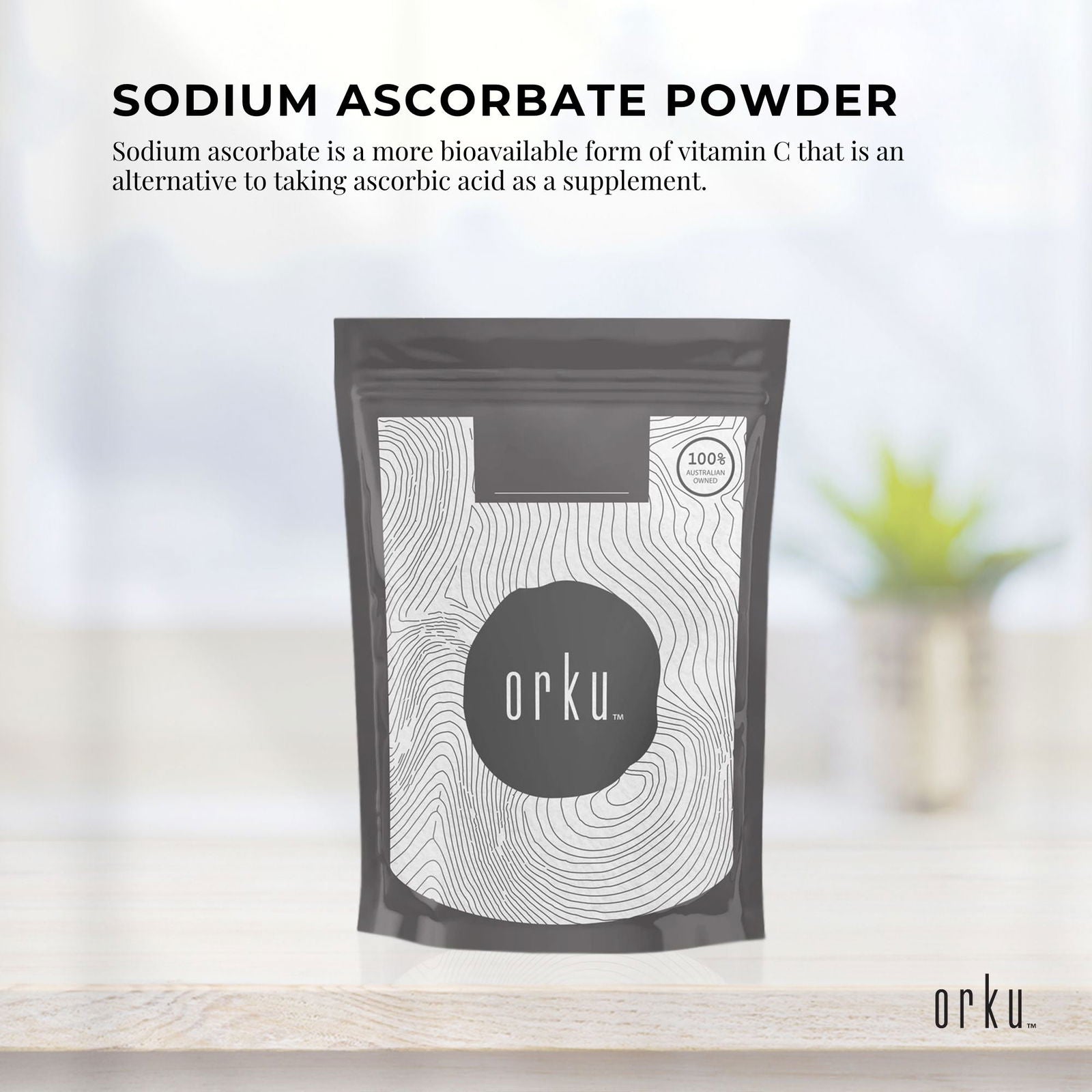 100g Sodium Ascorbate Powder - Vitamin C Buffered Pharmaceutical Ascorbic Acid - Next Deals AU