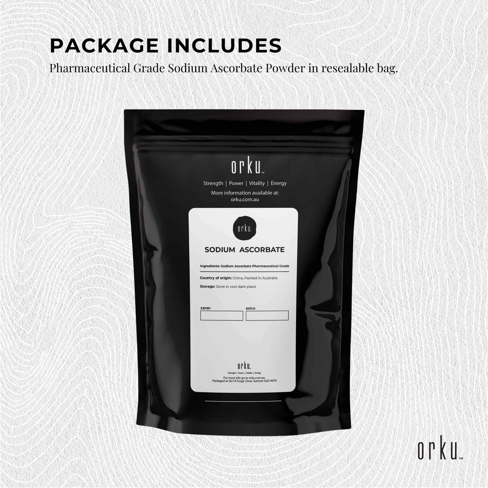 100g Sodium Ascorbate Powder - Vitamin C Buffered Pharmaceutical Ascorbic Acid - Next Deals AU