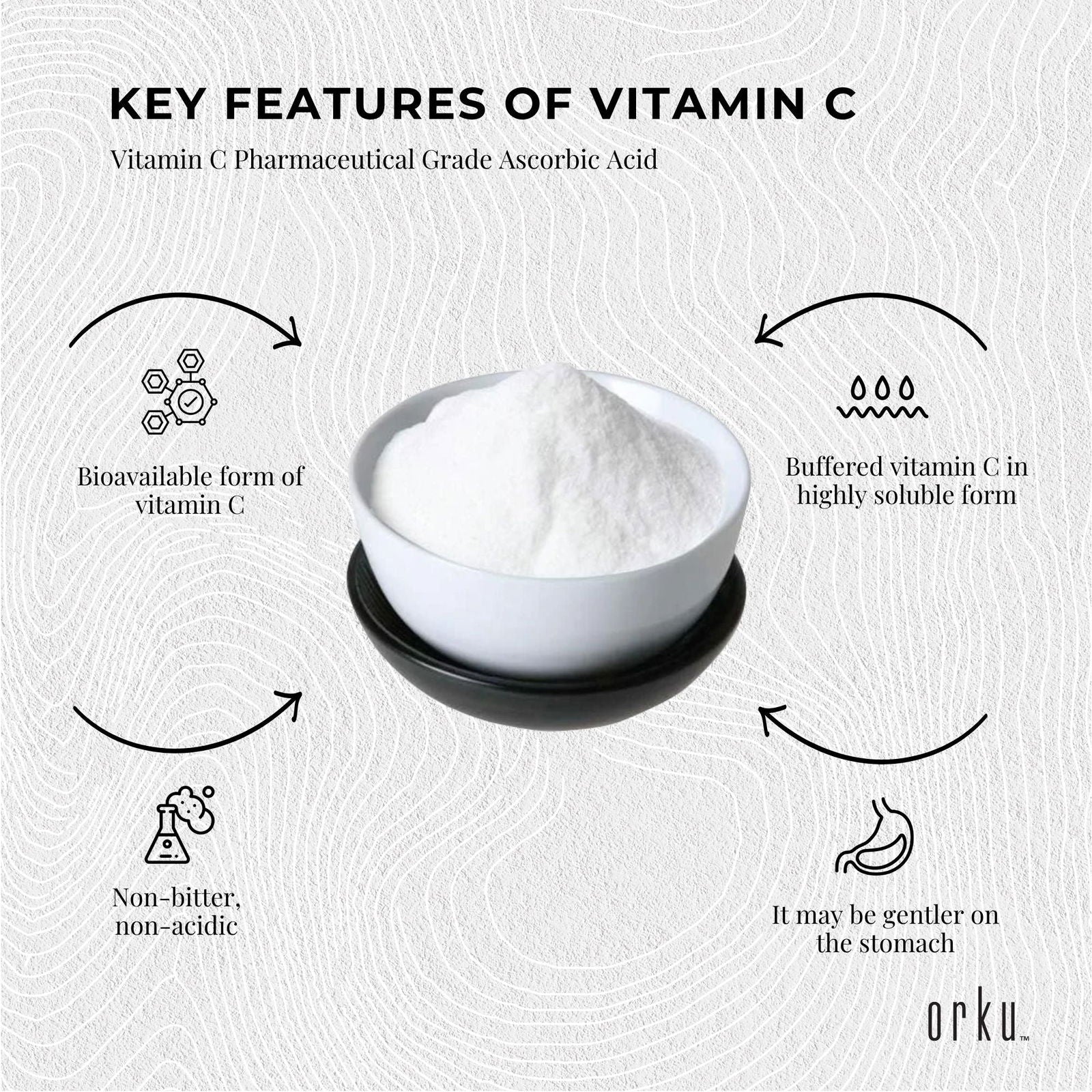 100g Sodium Ascorbate Powder - Vitamin C Buffered Pharmaceutical Ascorbic Acid - Next Deals AU