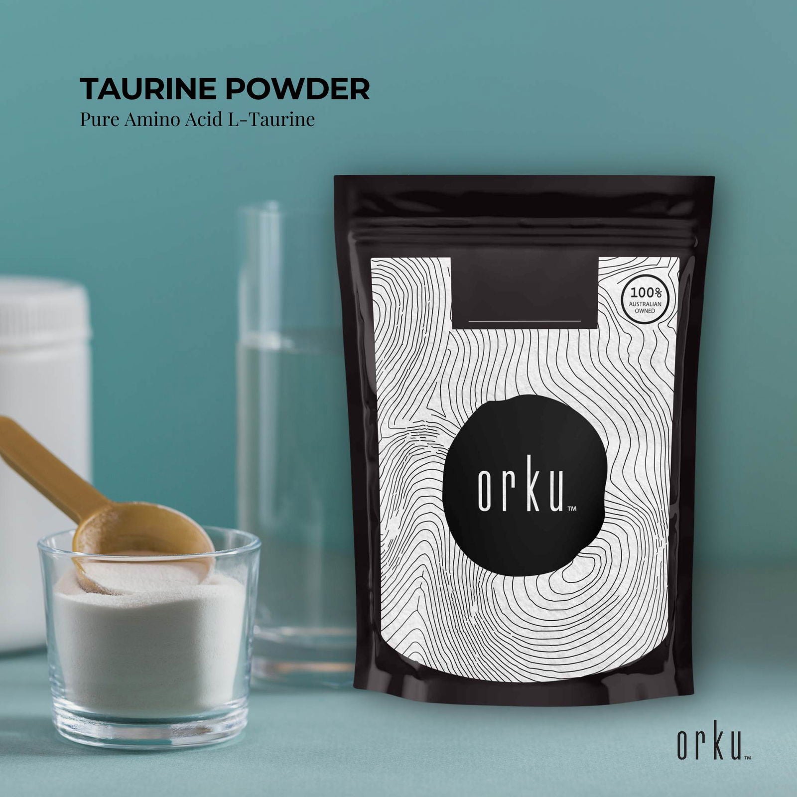 100g Taurine Powder - Pure Amino Acid Food Grade L-Taurine Vitamin Supplement - Next Deals AU