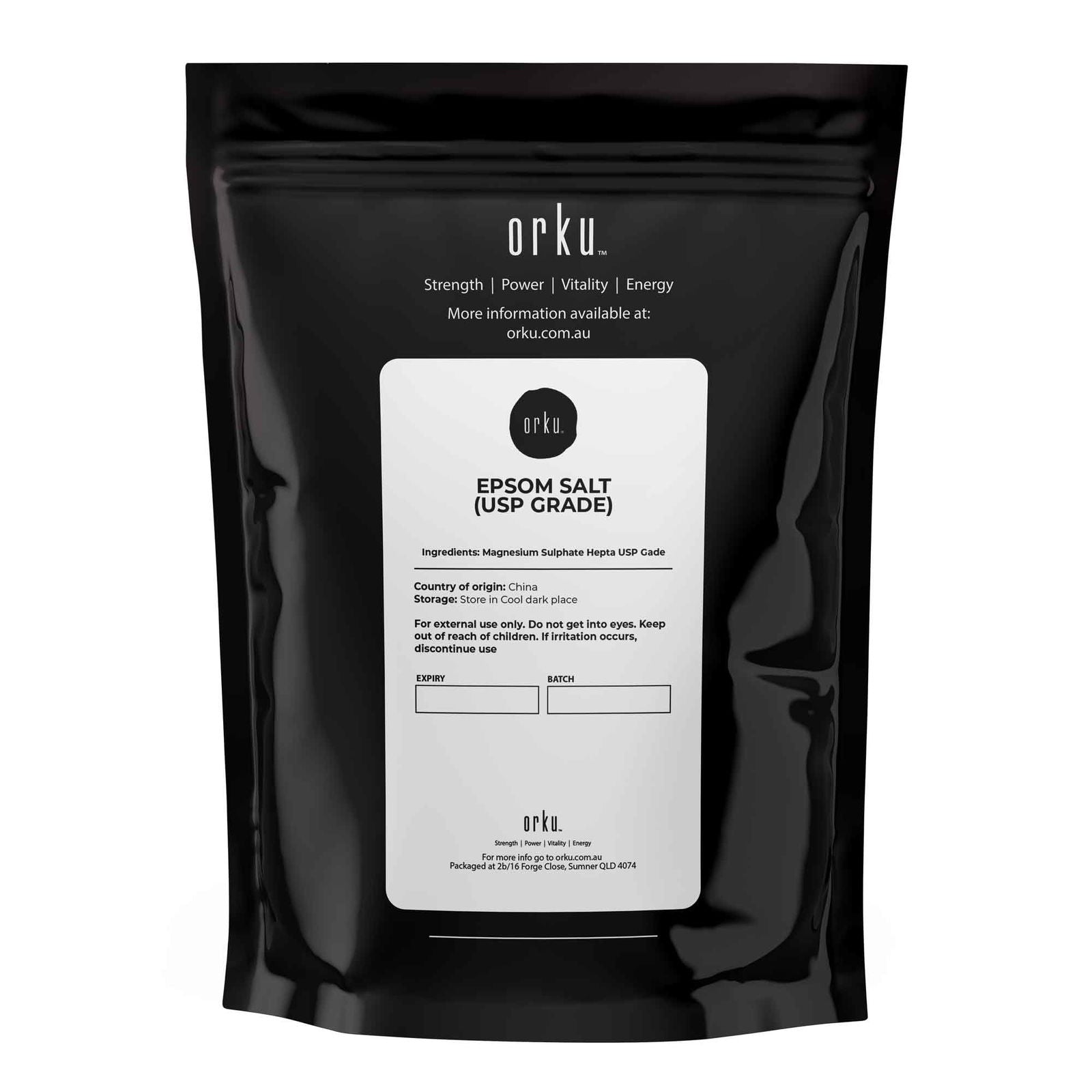 100g USP Epsom Salt Pharmaceutical Grade - Magnesium Sulfate Body Bath Salts - Next Deals AU