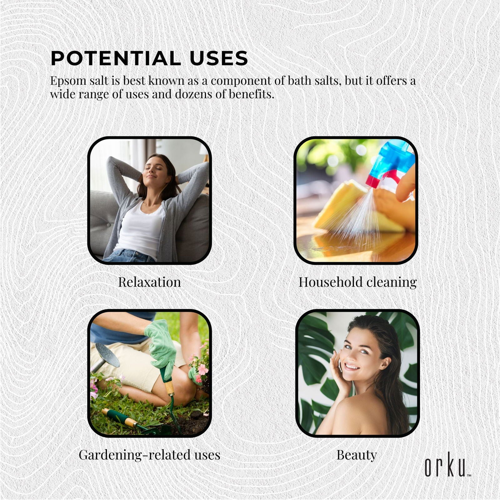 100g USP Epsom Salt Pharmaceutical Grade - Magnesium Sulfate Body Bath Salts - Next Deals AU