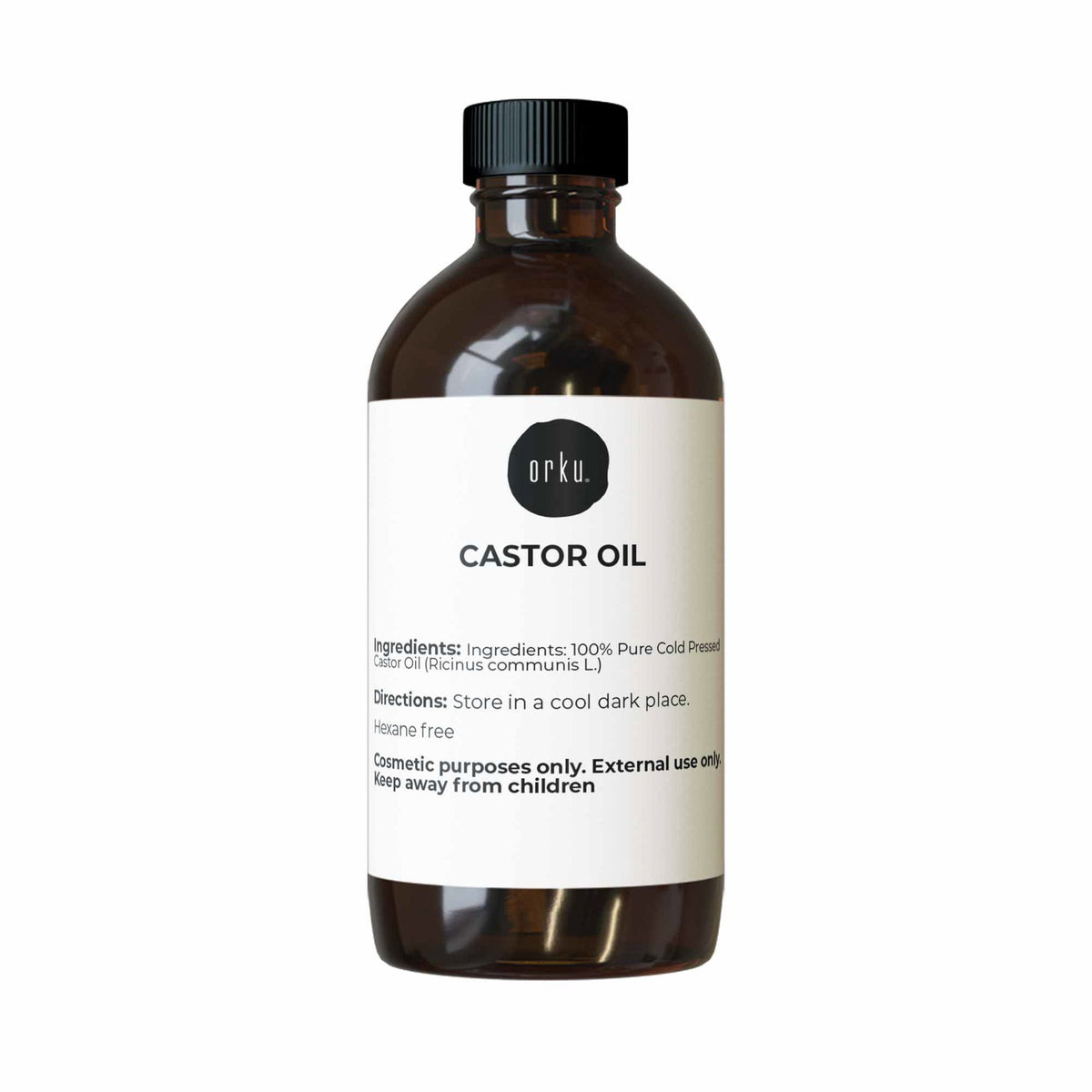 100ml Castor Oil - Hexane Free Cold Pressed Virgin Skin Hair Care - Next Deals AU