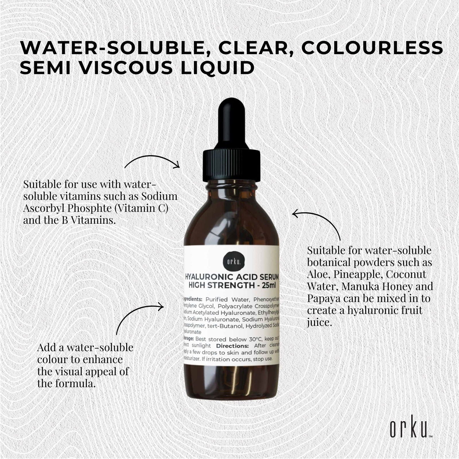 100ml Hyaluronic Acid Serum - High Strength Cosmetic Face Skin Care - Next Deals AU