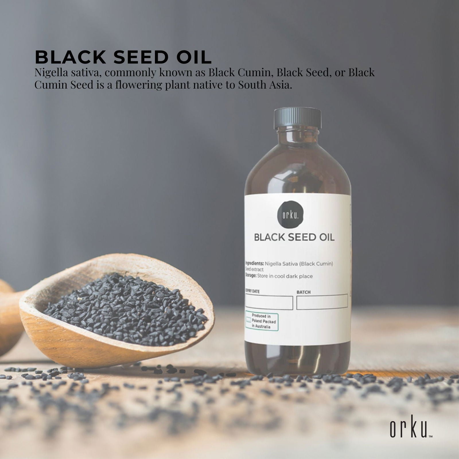 100ml Pure Black Seed Oil - 100% Ethiopian Nigella Sativa Cumin Cold Pressed - Next Deals AU