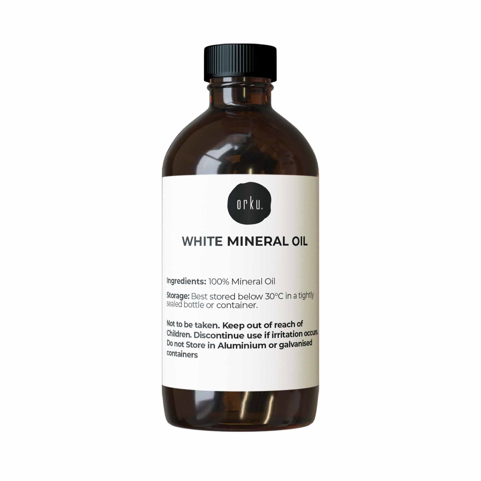 100ml White Mineral Oil - Liquid Paraffin Carrier for Essential Oils Skin Hair - Next Deals AU