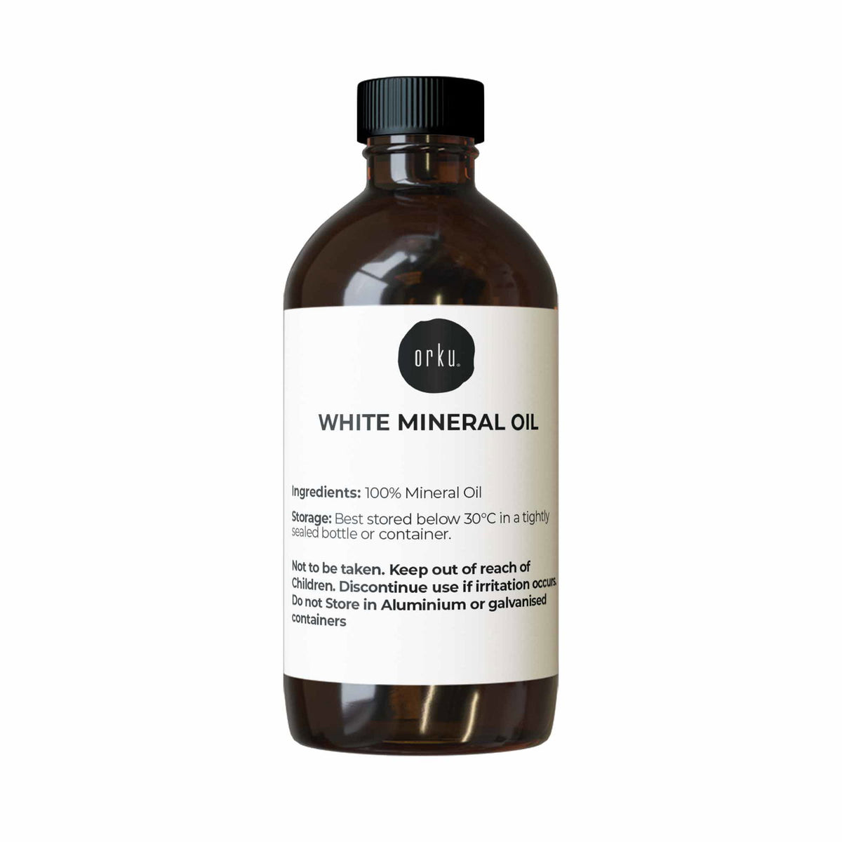 100ml White Mineral Oil - Liquid Paraffin Carrier for Essential Oils Skin Hair - Next Deals AU