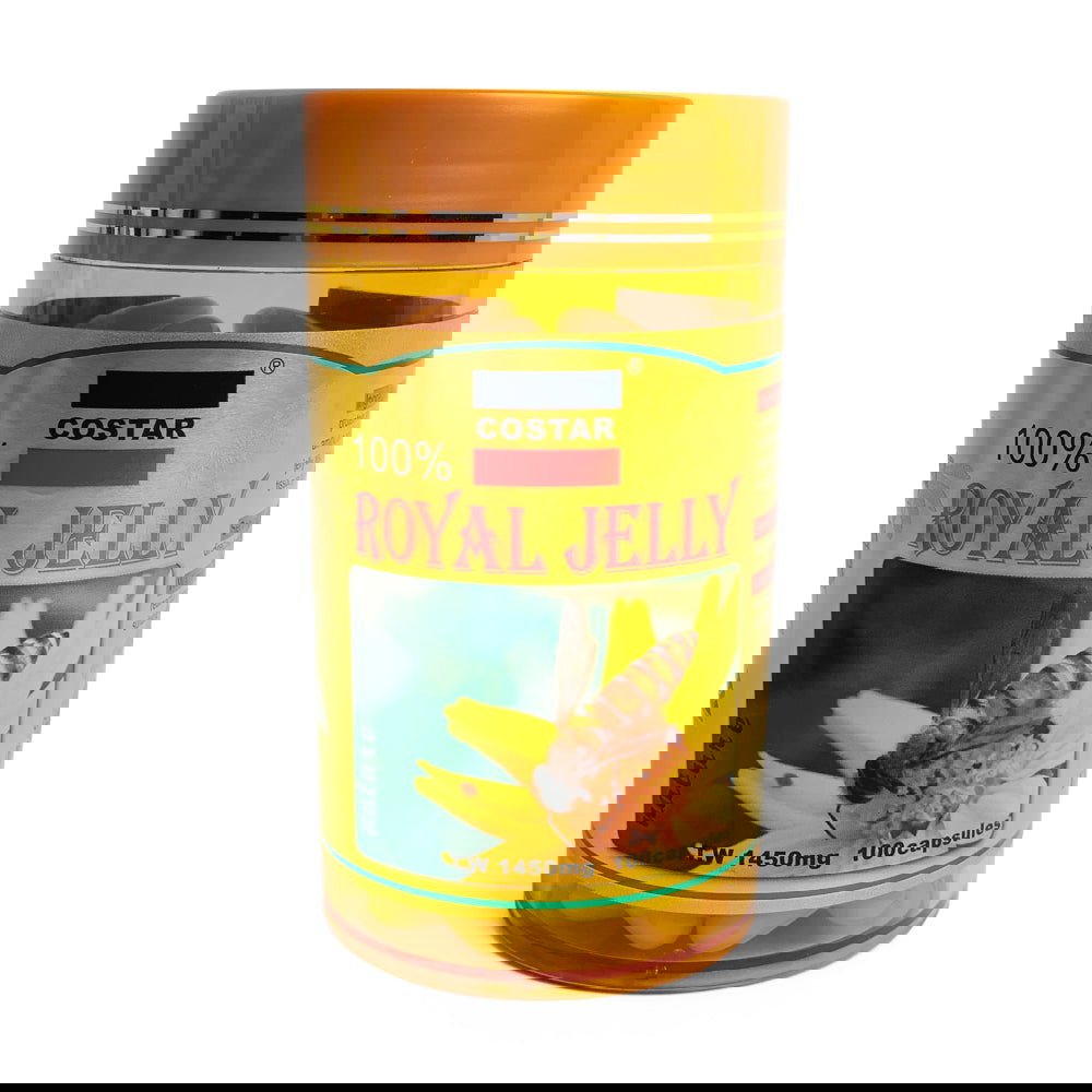 100x 1450mg Royal Bee Jelly Capsules Costar 100% Pure Skin Supplement - Next Deals AU