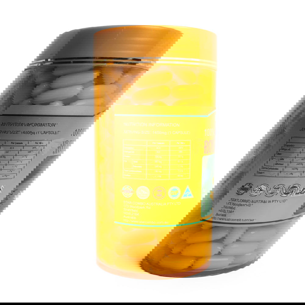 100x 1450mg Royal Bee Jelly Capsules Costar 100% Pure Skin Supplement - Next Deals AU