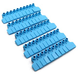 100x Cattle Ear Tags 5x4cm Set Cow Sheep Goat Blue Small Blank Livestock Label - Next Deals AU