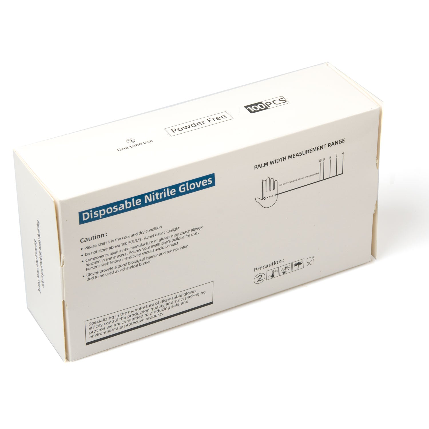 100x Nitrile Black Industrial Mechanic Tattoo Food Disposable Gloves Medium - Next Deals AU