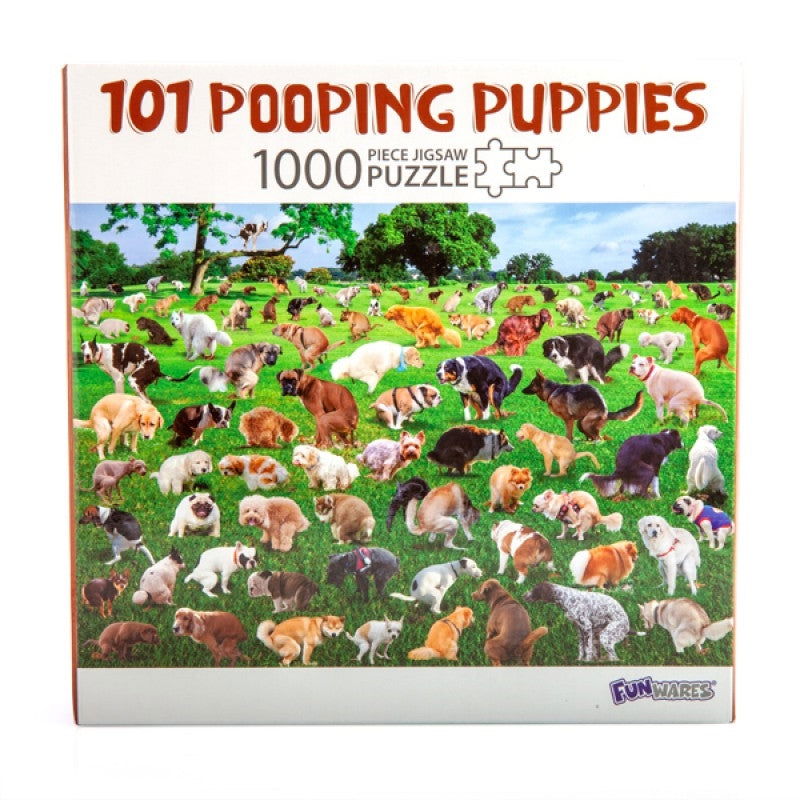 101 Pooping Puppies 1000 pc Jigsaw Puzzle - Next Deals AU