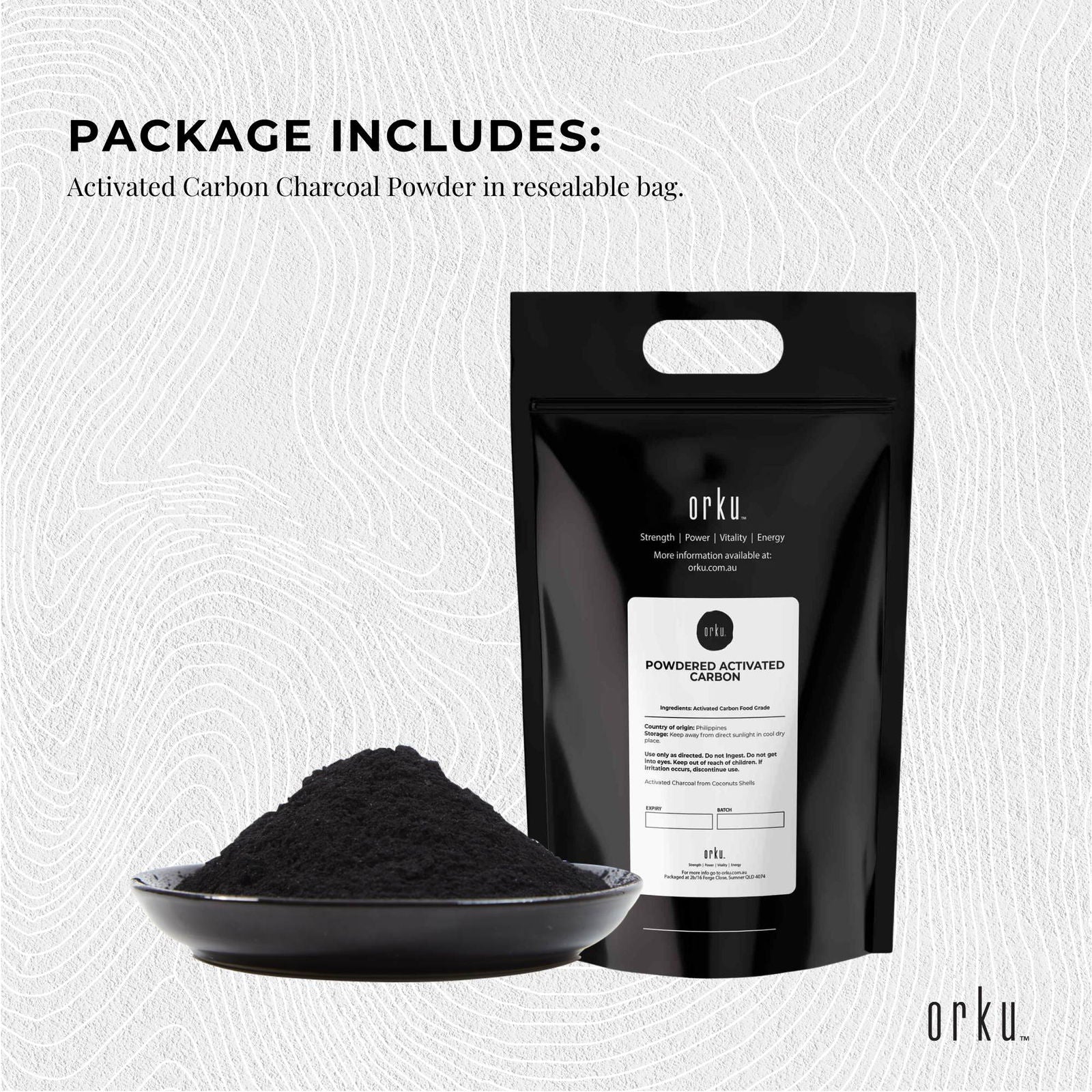 10Kg Activated Carbon Powder Coconut Charcoal - Teeth Whitening + Skin - Next Deals AU