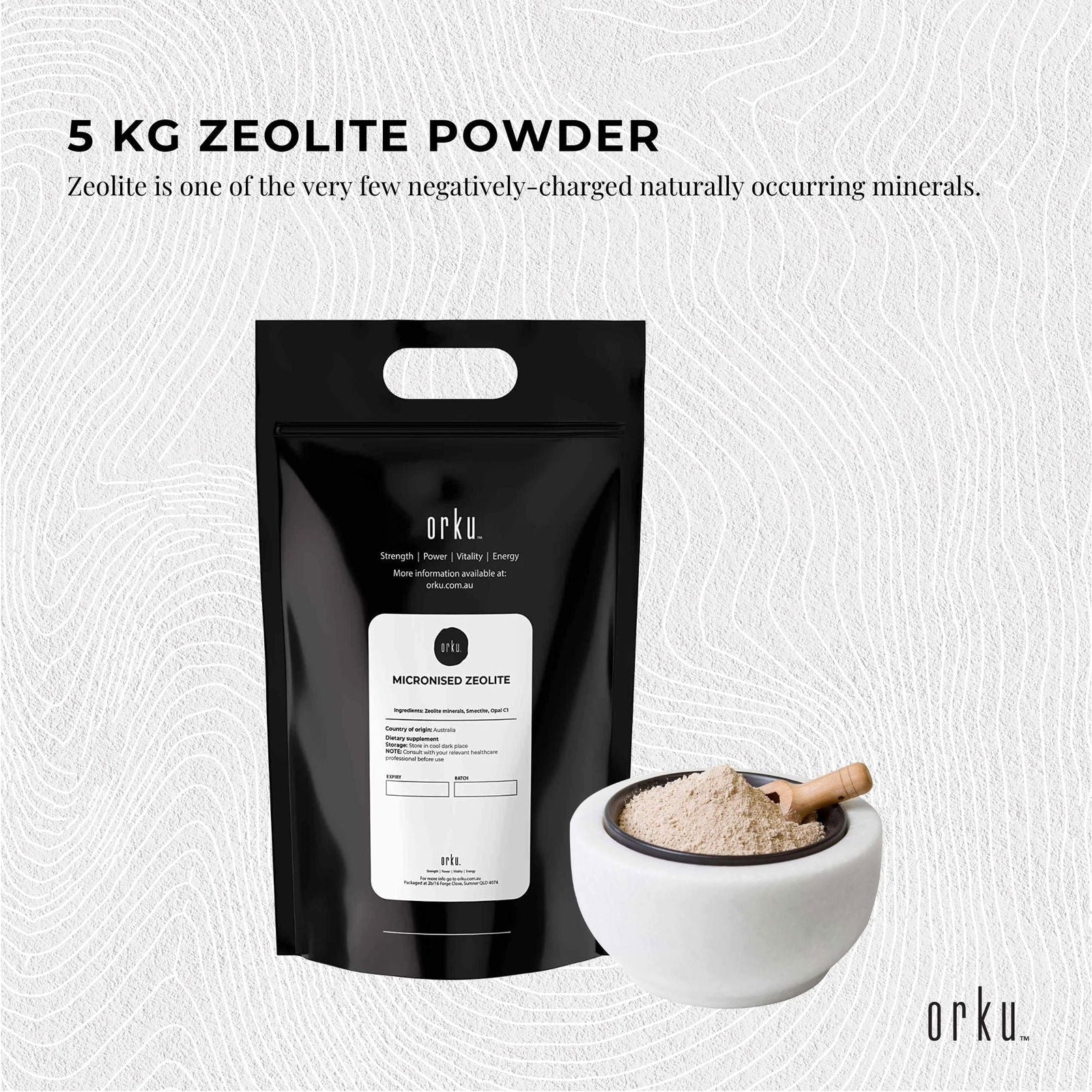 10Kg Pure Micronised Zeolite Powder Mineral - Micronized Volcamin - Next Deals AU
