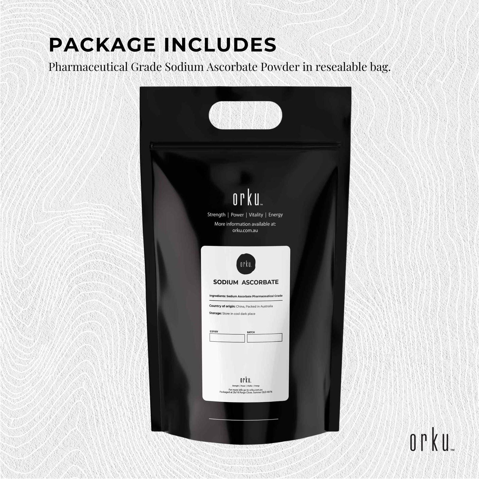 10Kg Sodium Ascorbate Powder - Vitamin C Buffered Pharmaceutical Ascorbic Acid - Next Deals AU