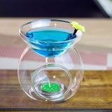 10 Bulk Buy Pack ofPerfume Scented Essential Oil Tealight Candle Burner Glass Lamp for Aromatherapy Spa Room Relax 14cm High - Next Deals AU