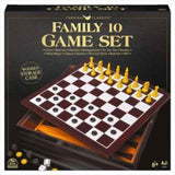 10 Game Set In Cabinet Board Game - Next Deals AU