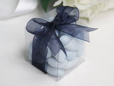 10 Pack of 6cm Clear PVC Plastic Folding Packaging Small rectangle/square Boxes for Wedding Jewelry Gift Party Favor Model Candy Chocolate Soap Box - Next Deals AU