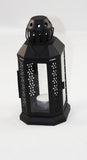 10 Pack of Black Metal Miners Lantern Summer Wedding Home Party Room Balconey Deck Decoration 21cm Tealight Candle - Next Deals AU
