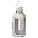 10 Pack of Grey Metal Miners Lantern Summer Wedding Home Party Room Balconey Deck Decoration 21cm Tealight Candle - Next Deals AU