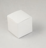 10 Pack of White 8x8x8cm Square Cube Card Gift Box - Folding Packaging Small rectangle/square Boxes for Wedding Jewelry Gift Party Favor Model Candy Chocolate Soap Box - Next Deals AU