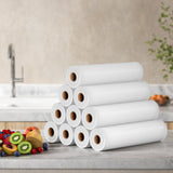 10 Rolls Food Vacuum Sealer Bags Storage Saver Heat Sealing Bag Pack 28CMX6M - Next Deals AU