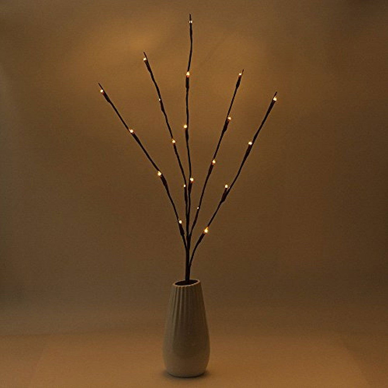 10 Sets of LED Light Bunch Stem - Warm White BATTERY fairy lights - 50cm high 20 bulbs/petals - Next Deals AU