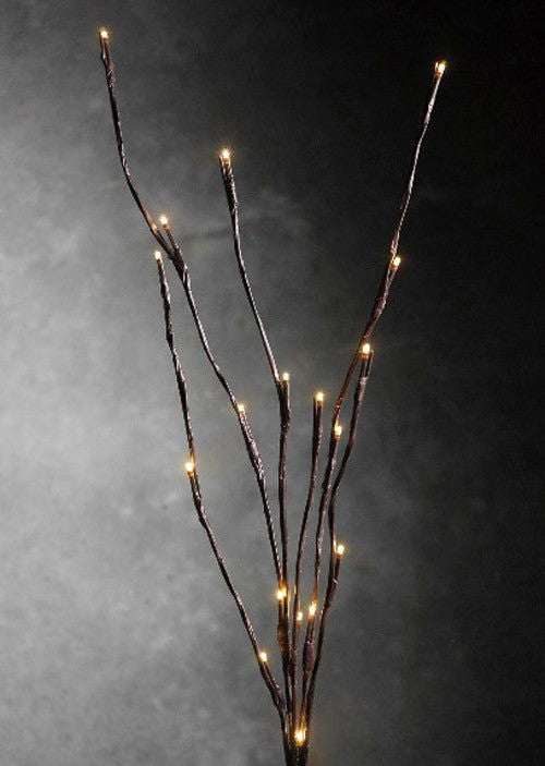 10 Sets of LED Light Bunch Stem - Warm White BATTERY fairy lights - 50cm high 20 bulbs/petals - Next Deals AU