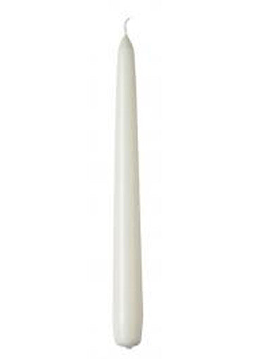 10 pack white wax 20cm taper church house vigil candleabra candle 2CM WIDE - Next Deals AU