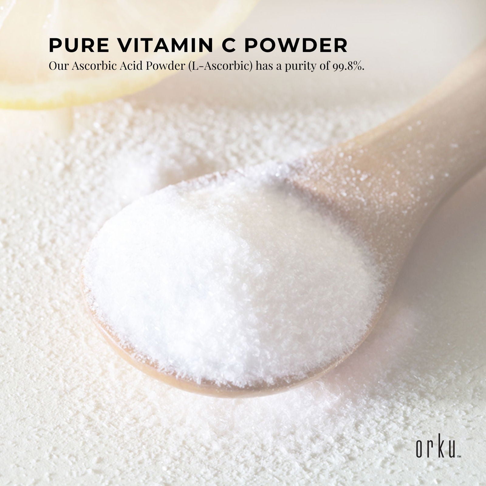 10g Vitamin C Powder L-Ascorbic Acid Pure Pharmaceutical Grade Supplement - Next Deals AU