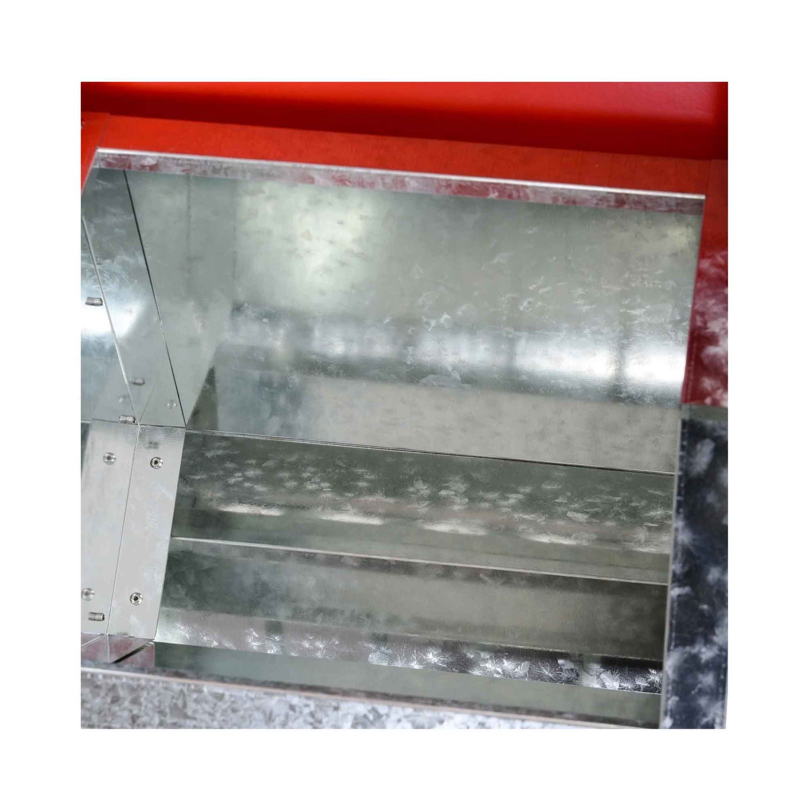 10kg Automatic Chook Chicken Feeder Poultry Auto Trough Galvanised Metal Feeders - Next Deals AU