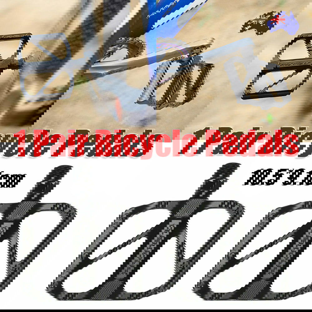 1 Pair Bicycle Pedal Mountain Road Bike Cycling Anti Slip Bearing Pedals - Next Deals AU