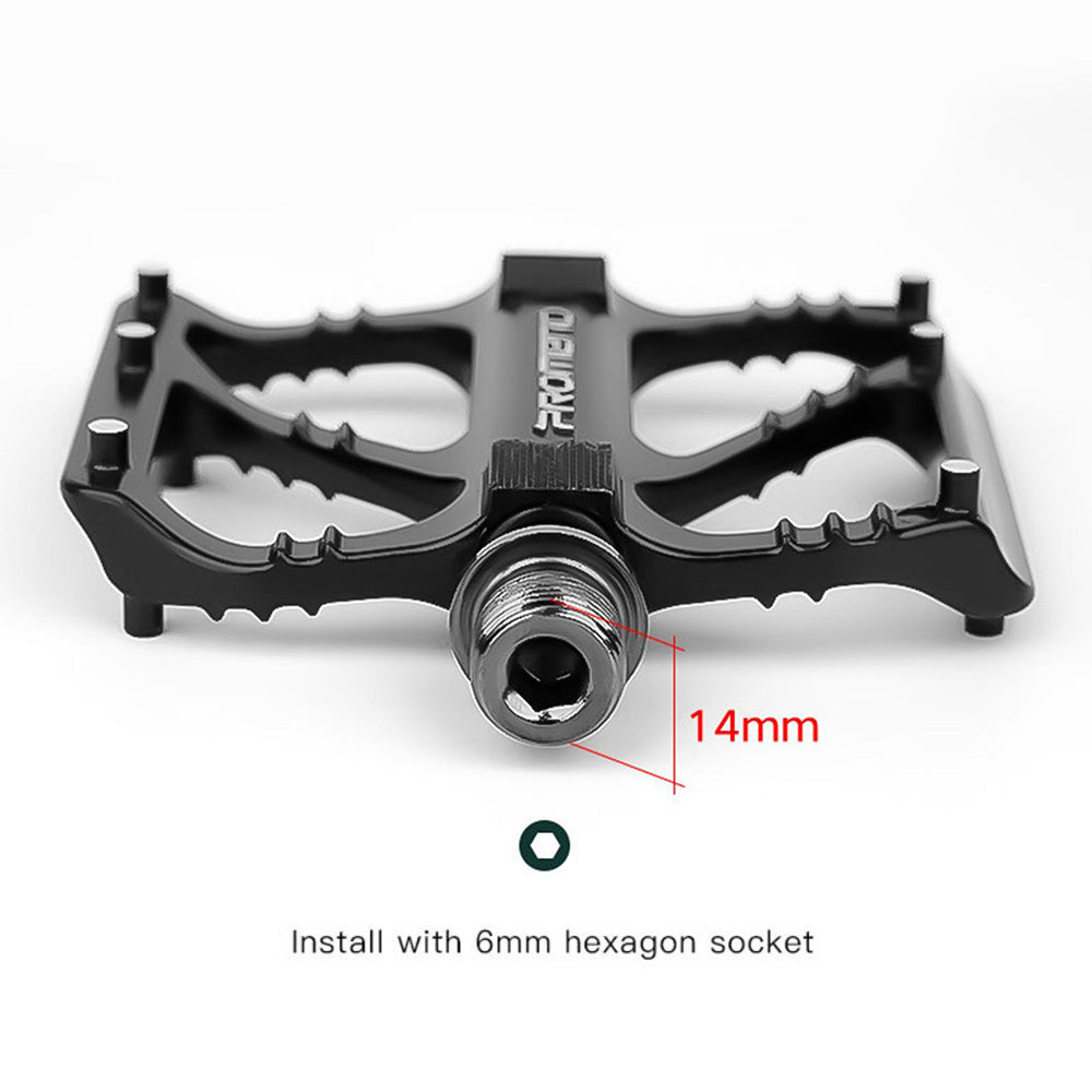 1 Pair Bicycle Pedal Mountain Road Bike Cycling Anti Slip Bearing Pedals - Next Deals AU