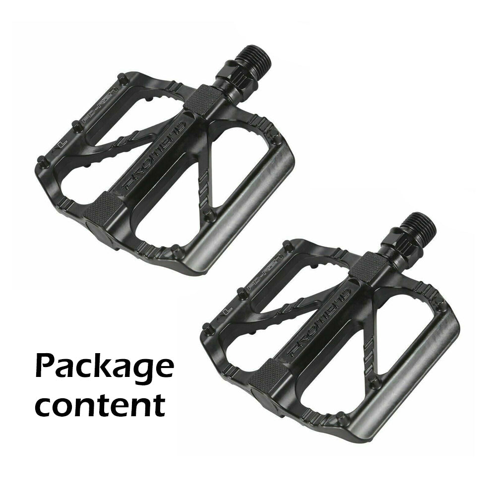 1 Pair Bicycle Pedal Mountain Road Bike Cycling Anti Slip Bearing Pedals - Next Deals AU