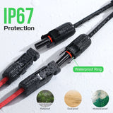 1 Pair Solar Connector Y Branch Parallel Adapter Cable Solar Panel Connectors Wire Plug Solar Panel - Next Deals AU