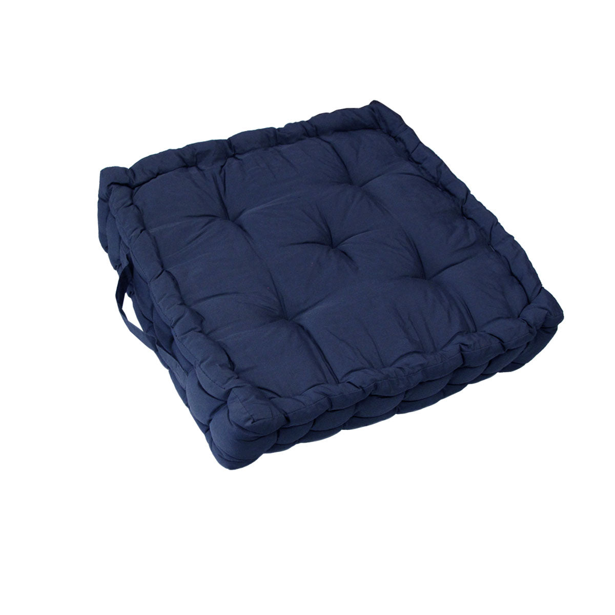 1 Pc Floor Box Cushion Pad 40 x 40+ 8 cm Navy - Next Deals AU