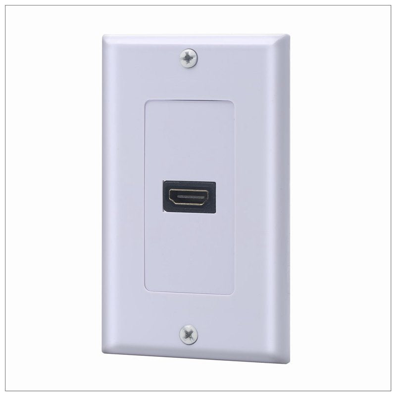 1 Port HDMI Wallplate - Supports 4K, 3D Wall Plate - Next Deals AU