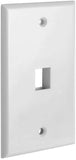 1 Port QuickPort outlet Wall Plate face plate, Single Gang White - Next Deals AU