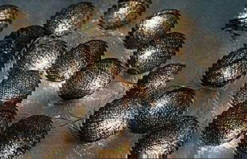 1 Set of 20 LED Black 5cm Cotton Ball Battery Powered String Lights Christmas Gift Home Wedding Party Bedroom Decoration Outdoor Indoor Table Centrepiece - Next Deals AU