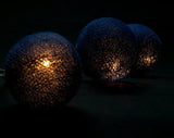 1 Set of 20 LED Black 5cm Cotton Ball Battery Powered String Lights Christmas Gift Home Wedding Party Bedroom Decoration Outdoor Indoor Table Centrepiece - Next Deals AU