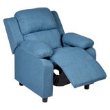 1 Set of 4 Erika Navy Blue Adult Recliner Sofa Chair Blue Lounge Couch Armchair Furniture - Next Deals AU