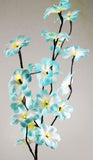 1 Set of 50cm H 20 LED Blue Frangipani Tree Branch Stem Fairy Light Wedding Event Party Function Table Vase Centrepiece Tropical Decoration - Next Deals AU