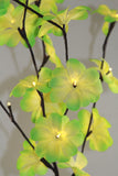 1 Set of 50cm H 20 LED Green Frangipani Tree Branch Stem Fairy Light Wedding Event Party Function Table Vase Centrepiece Tropical Decoration - Next Deals AU