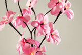 1 Set of 50cm H 20 LED Pink Frangipani Tree Branch Stem Fairy Light Wedding Event Party Function Table Vase Centrepiece Decoration Girl Bedroom - Next Deals AU