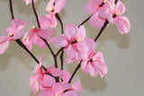 1 Set of 50cm H 20 LED Pink Frangipani Tree Branch Stem Fairy Light Wedding Event Party Function Table Vase Centrepiece Decoration Girl Bedroom - Next Deals AU