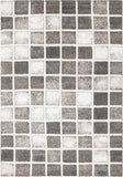 Chelsea Patchwork Grey and Beige Plush Rug